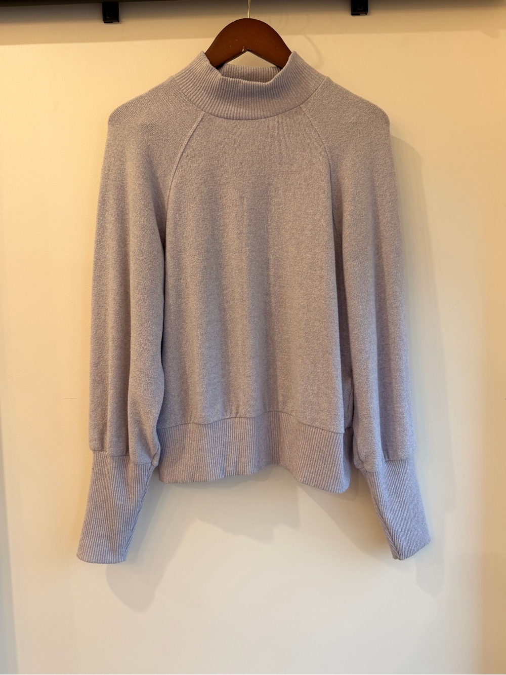 Anthropologie Light Lavender Turtleneck Sweater